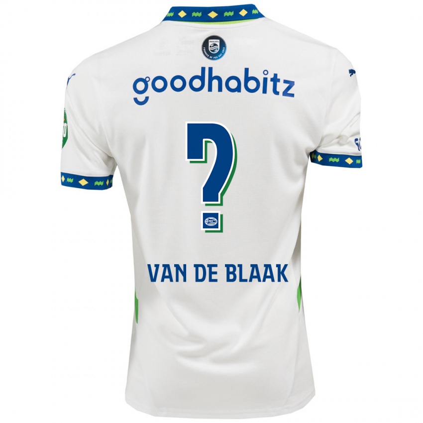 Niño Camiseta Emmanuel Van De Blaak #0 Blanco Azul Oscuro Equipación Tercera 2024/25 La Camisa Argentina