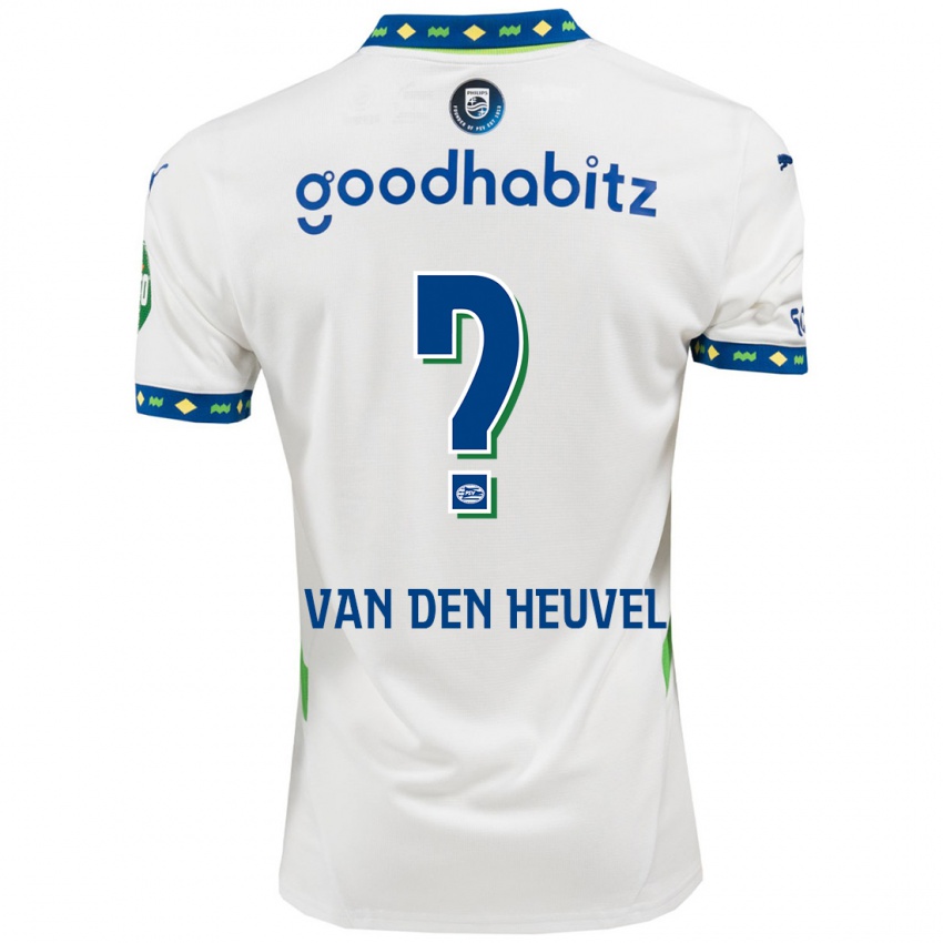 Niño Camiseta Tim Van Den Heuvel #0 Blanco Azul Oscuro Equipación Tercera 2024/25 La Camisa Argentina