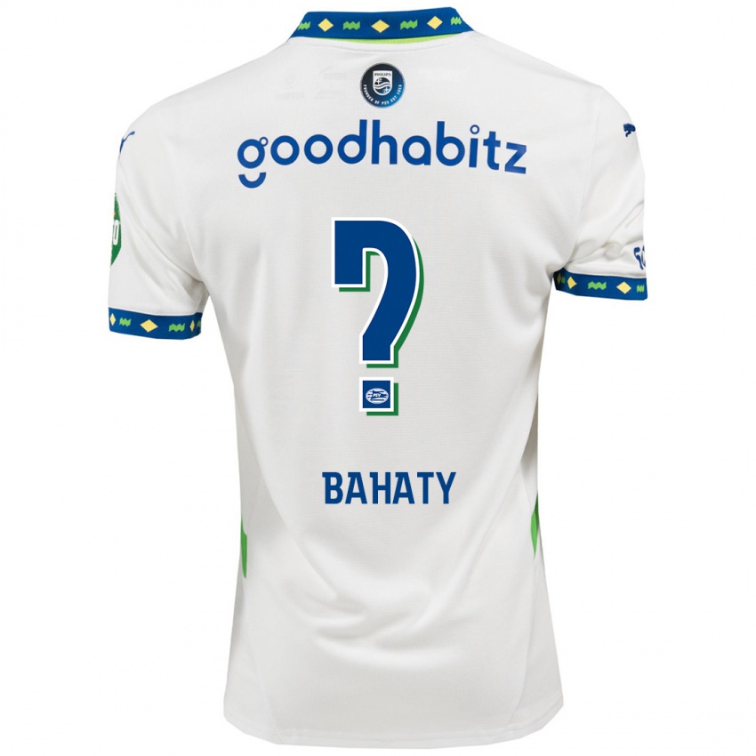 Niño Camiseta Manuel Bahaty #0 Blanco Azul Oscuro Equipación Tercera 2024/25 La Camisa Argentina