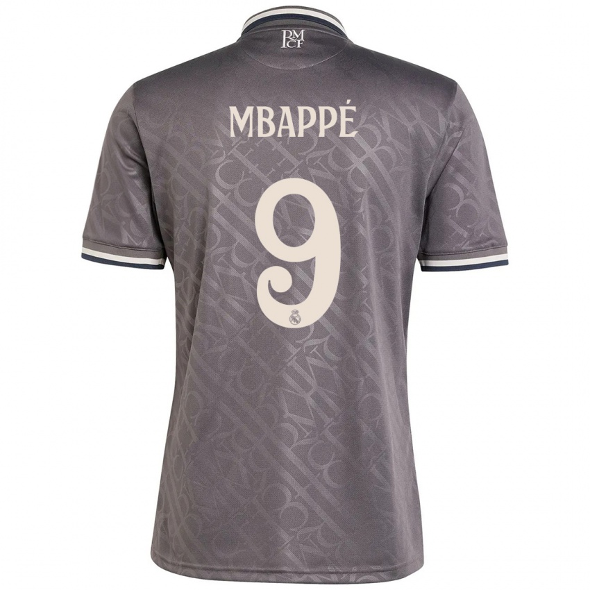 Niño Camiseta Kylian Mbappe #9 Carbón Equipación Tercera 2024/25 La Camisa Argentina