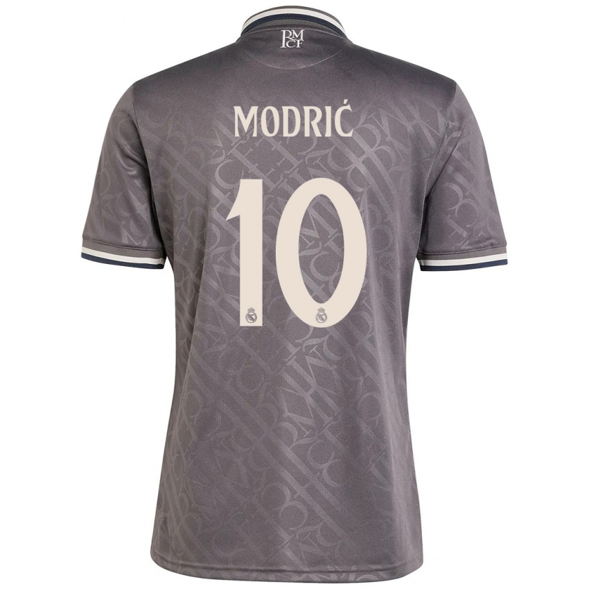 Niño Camiseta Luka Modric #10 Carbón Equipación Tercera 2024/25 La Camisa Argentina