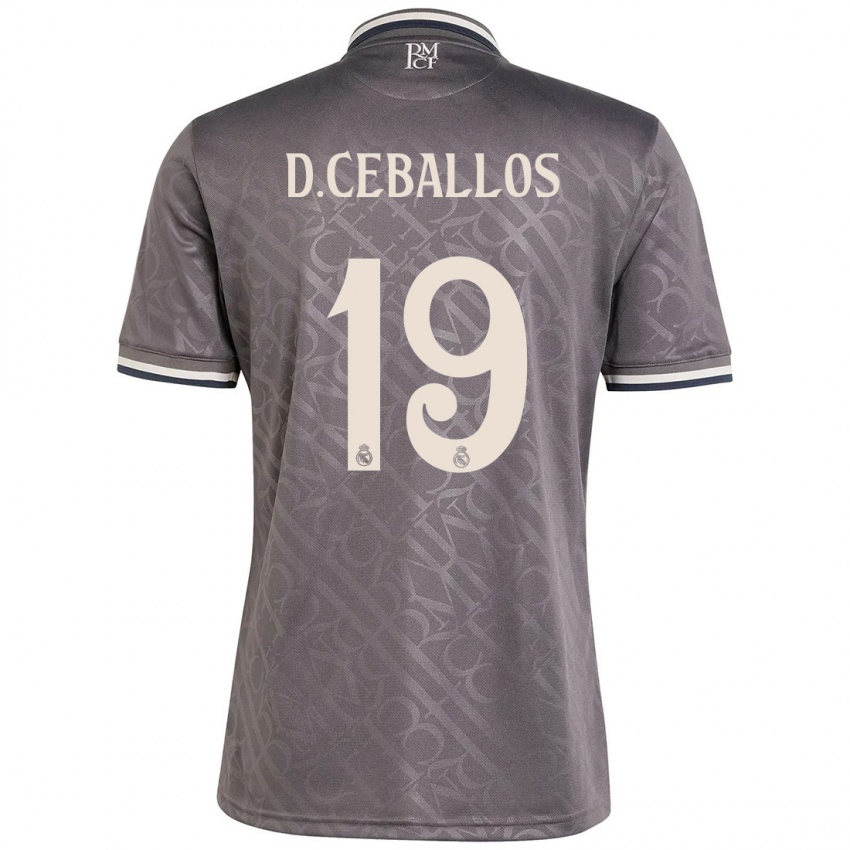 Niño Camiseta Dani Ceballos #19 Carbón Equipación Tercera 2024/25 La Camisa Argentina