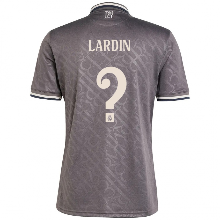 Niño Camiseta Carlos Lardin #0 Carbón Equipación Tercera 2024/25 La Camisa Argentina