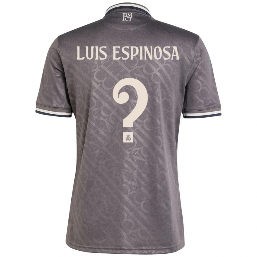 Niño Camiseta José Luis Espinosa #0 Carbón Equipación Tercera 2024/25 La Camisa Argentina