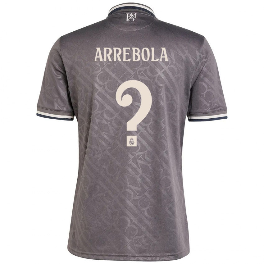 Niño Camiseta Hugo Arrebola #0 Carbón Equipación Tercera 2024/25 La Camisa Argentina