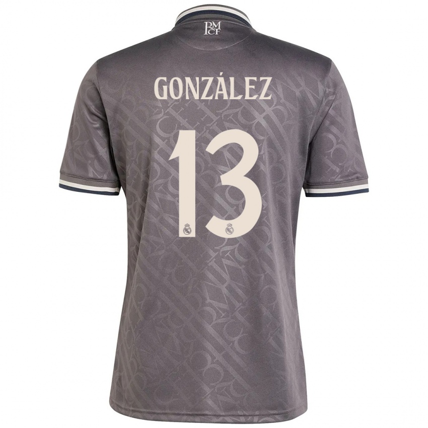 Niño Camiseta Fran González #13 Carbón Equipación Tercera 2024/25 La Camisa Argentina