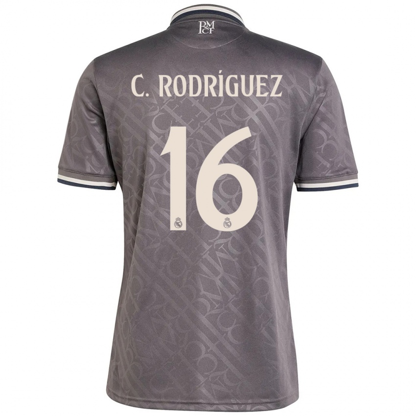 Niño Camiseta Carlos Rodríguez #16 Carbón Equipación Tercera 2024/25 La Camisa Argentina