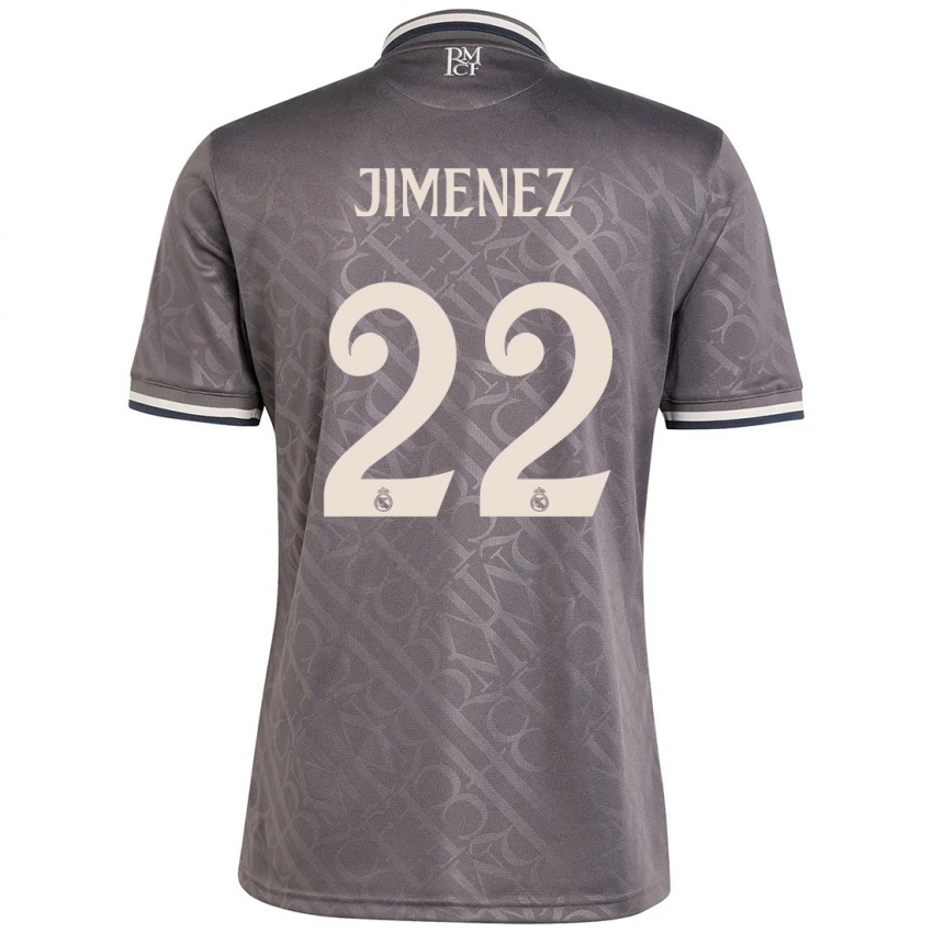 Niño Camiseta David Jimenez #22 Carbón Equipación Tercera 2024/25 La Camisa Argentina