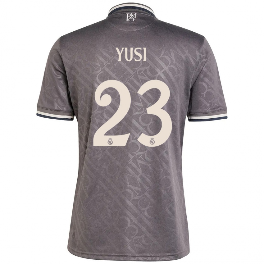 Niño Camiseta Yusi #23 Carbón Equipación Tercera 2024/25 La Camisa Argentina