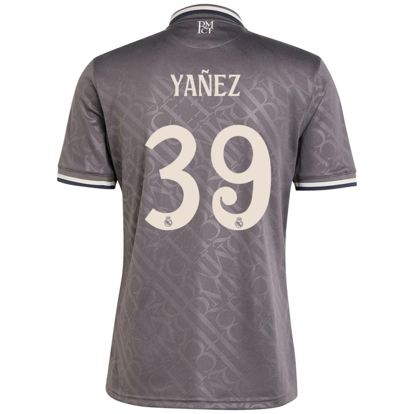 Niño Camiseta Daniel Yañez #39 Carbón Equipación Tercera 2024/25 La Camisa Argentina