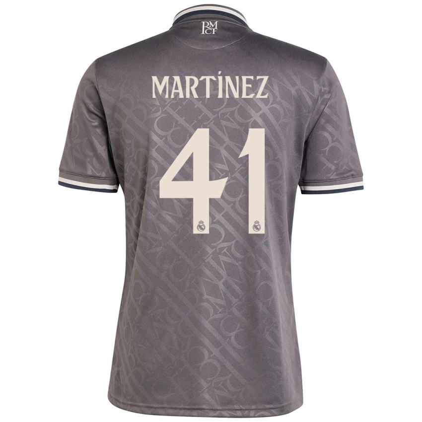 Niño Camiseta Joan Martínez #41 Carbón Equipación Tercera 2024/25 La Camisa Argentina