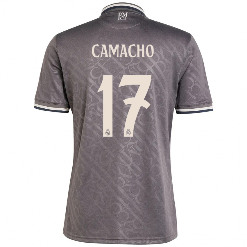 Niño Camiseta Carla Camacho #17 Carbón Equipación Tercera 2024/25 La Camisa Argentina