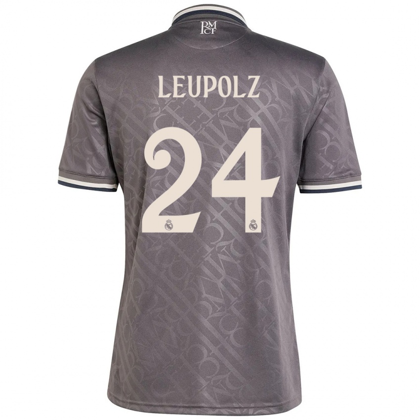 Niño Camiseta Melanie Leupolz #24 Carbón Equipación Tercera 2024/25 La Camisa Argentina