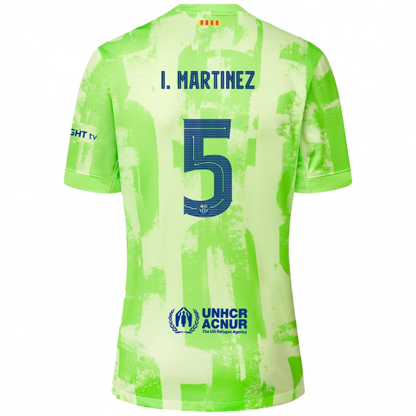 Niño Camiseta Iñigo Martínez #5 Lima Equipación Tercera 2024/25 La Camisa Argentina