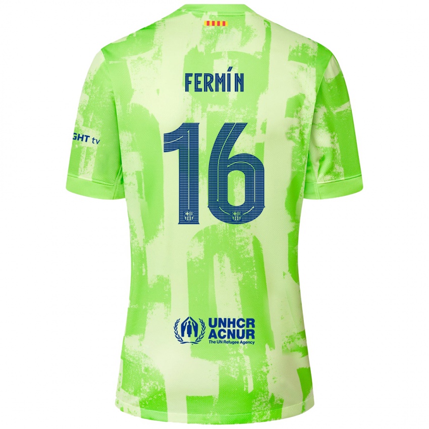 Niño Camiseta Fermin Lopez #16 Lima Equipación Tercera 2024/25 La Camisa Argentina