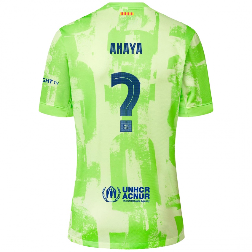 Niño Camiseta Joan Anaya #0 Lima Equipación Tercera 2024/25 La Camisa Argentina