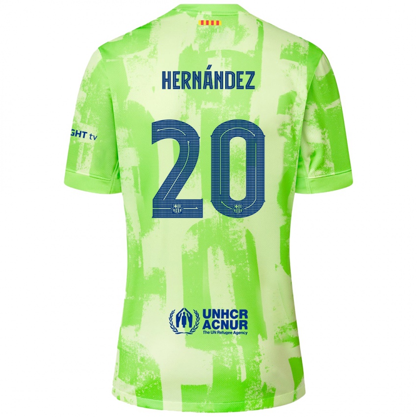 Niño Camiseta Unai Hernández #20 Lima Equipación Tercera 2024/25 La Camisa Argentina