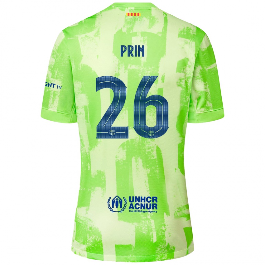 Niño Camiseta Pau Prim #26 Lima Equipación Tercera 2024/25 La Camisa Argentina