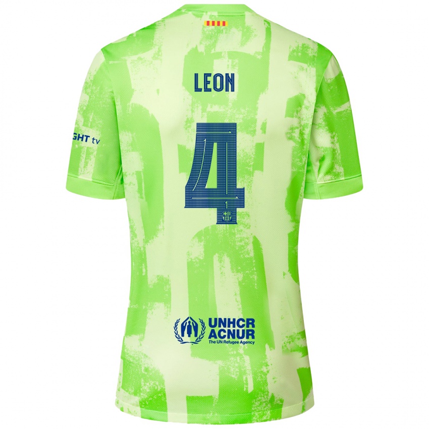 Niño Camiseta Maria Pilar Leon #4 Lima Equipación Tercera 2024/25 La Camisa Argentina