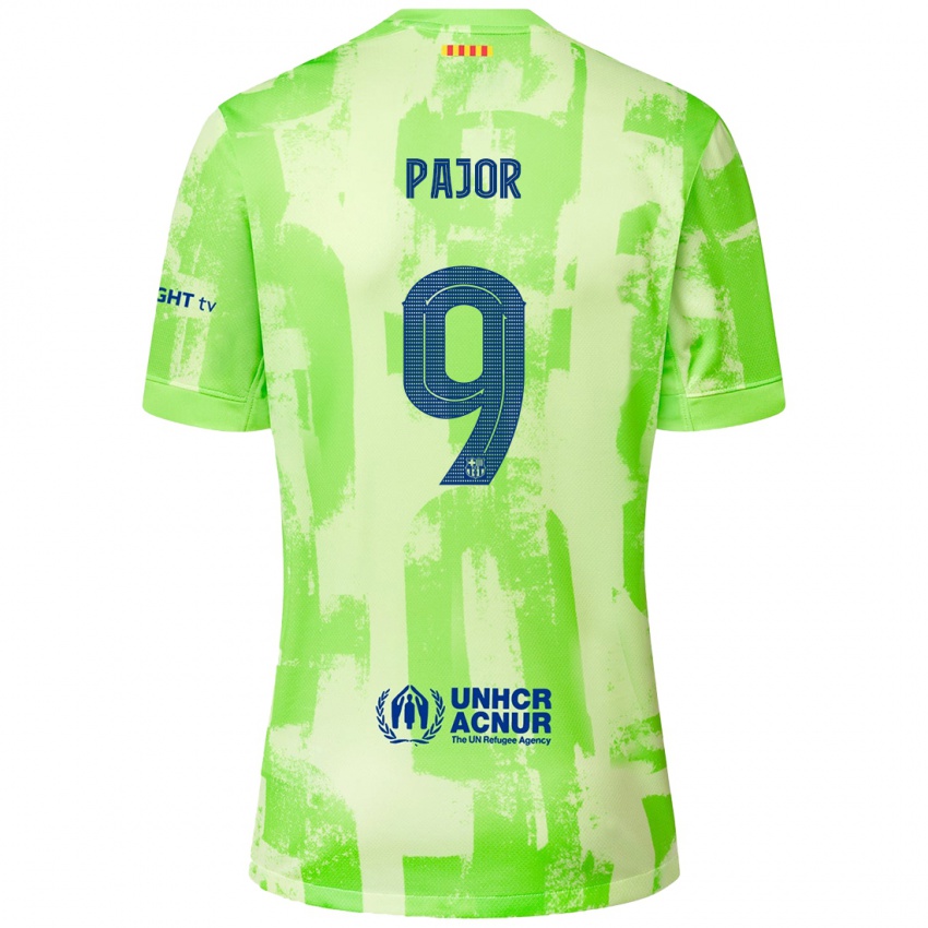 Niño Camiseta Ewa Pajor #9 Lima Equipación Tercera 2024/25 La Camisa Argentina