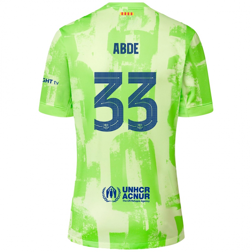 Niño Camiseta Ez Abde #33 Lima Equipación Tercera 2024/25 La Camisa Argentina