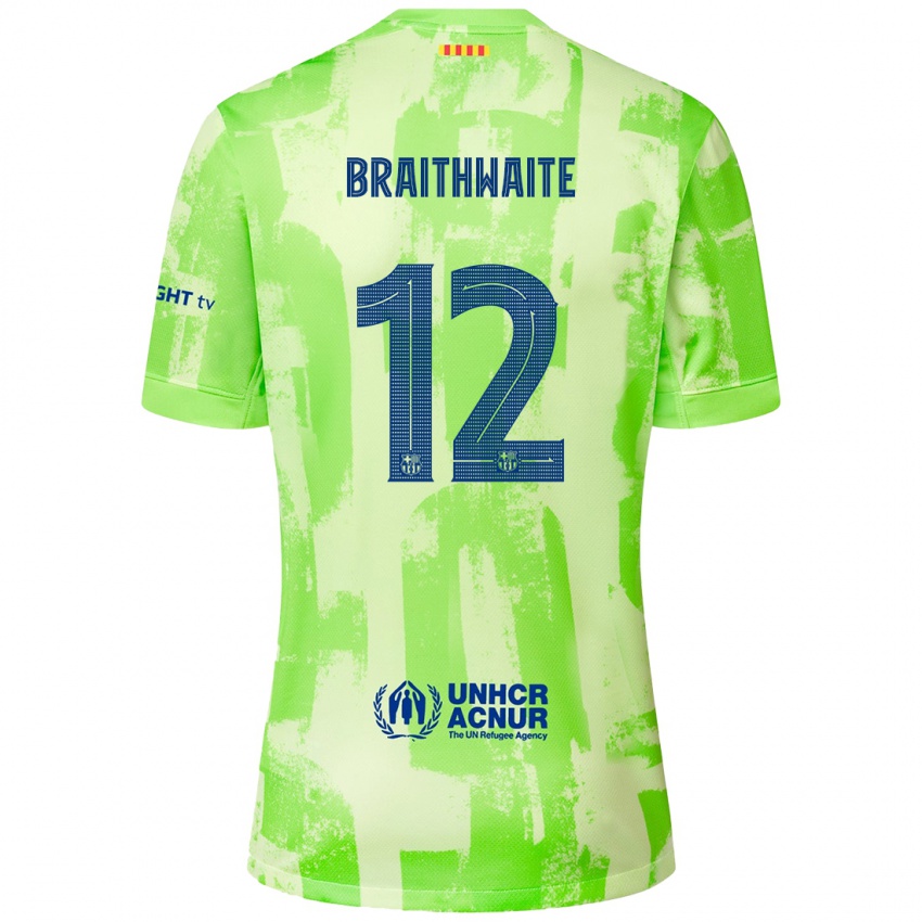 Niño Camiseta Martin Braithwaite #12 Lima Equipación Tercera 2024/25 La Camisa Argentina