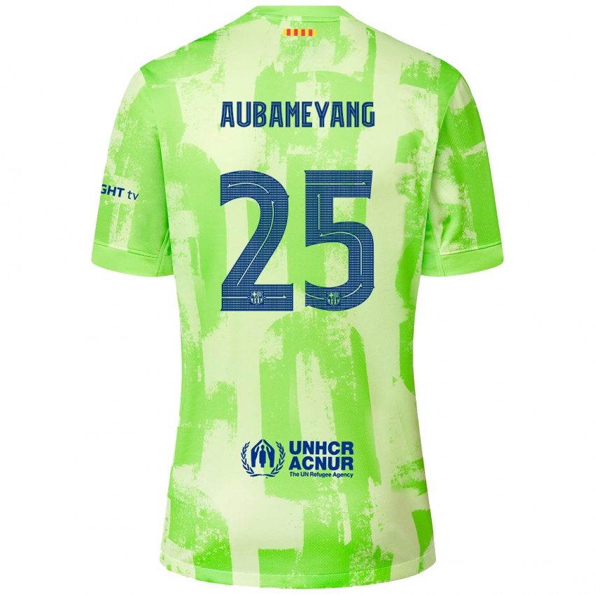 Niño Camiseta Pierre Emerick Aubameyang #25 Lima Equipación Tercera 2024/25 La Camisa Argentina