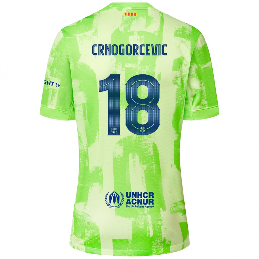 Niño Camiseta Ana-Maria Crnogorcevic #18 Lima Equipación Tercera 2024/25 La Camisa Argentina