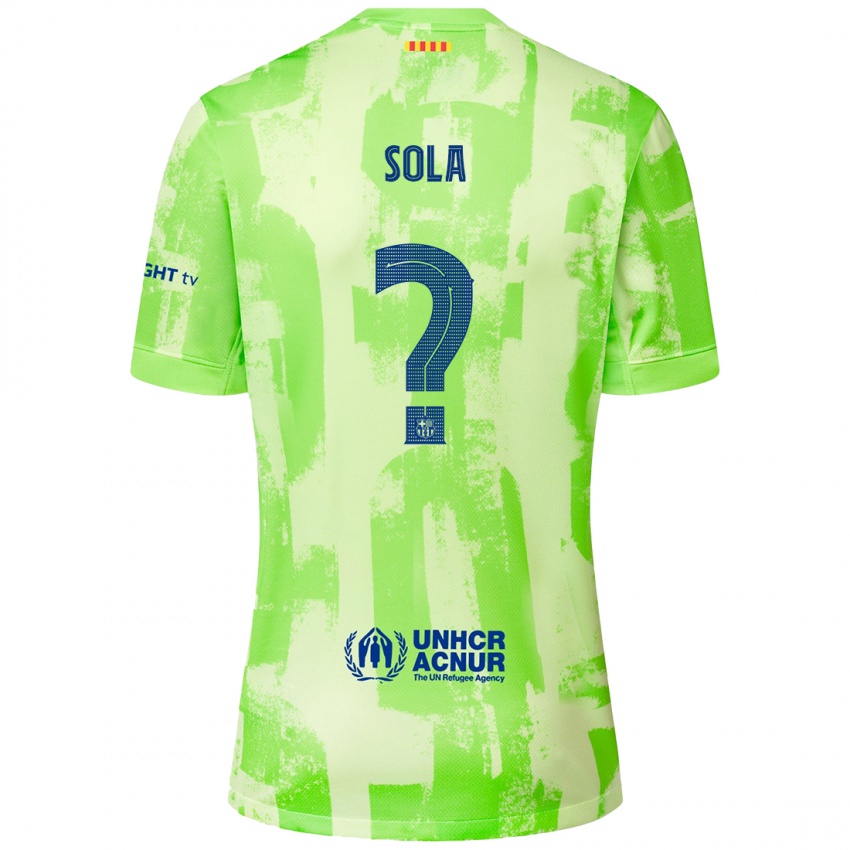 Niño Camiseta Arnau Sola #0 Lima Equipación Tercera 2024/25 La Camisa Argentina