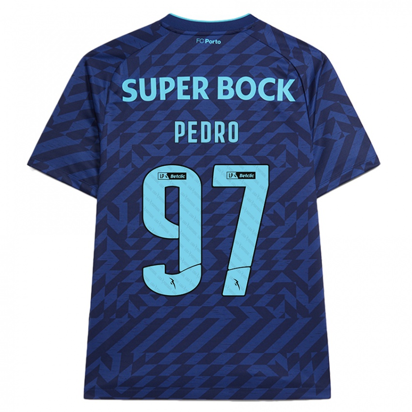 Niño Camiseta Zé Pedro #97 Azul Marino Equipación Tercera 2024/25 La Camisa Argentina