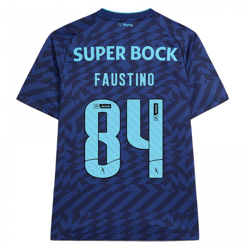 Niño Camiseta Levi Faustino #84 Azul Marino Equipación Tercera 2024/25 La Camisa Argentina