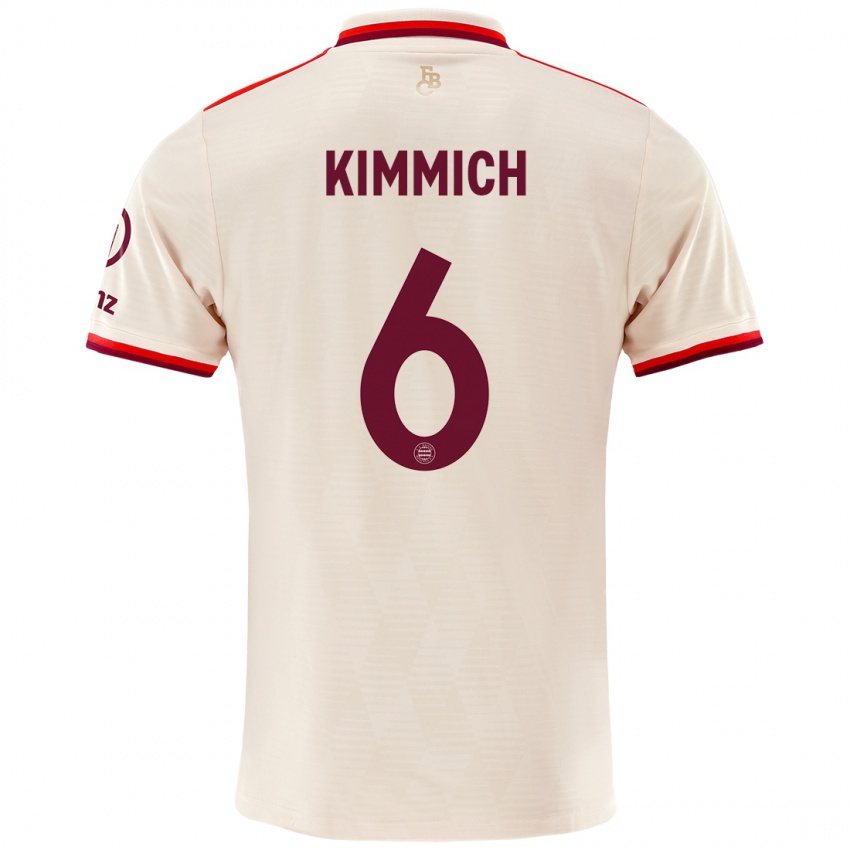 Niño Camiseta Joshua Kimmich #6 Lino Equipación Tercera 2024/25 La Camisa Argentina