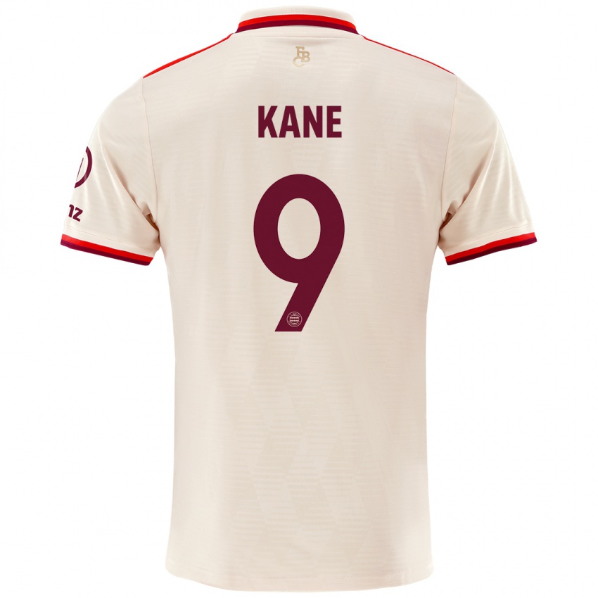 Niño Camiseta Harry Kane #9 Lino Equipación Tercera 2024/25 La Camisa Argentina