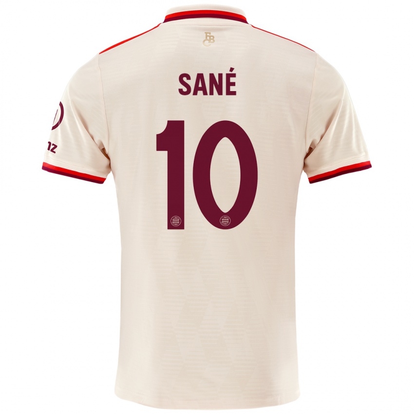 Niño Camiseta Leroy Sane #10 Lino Equipación Tercera 2024/25 La Camisa Argentina