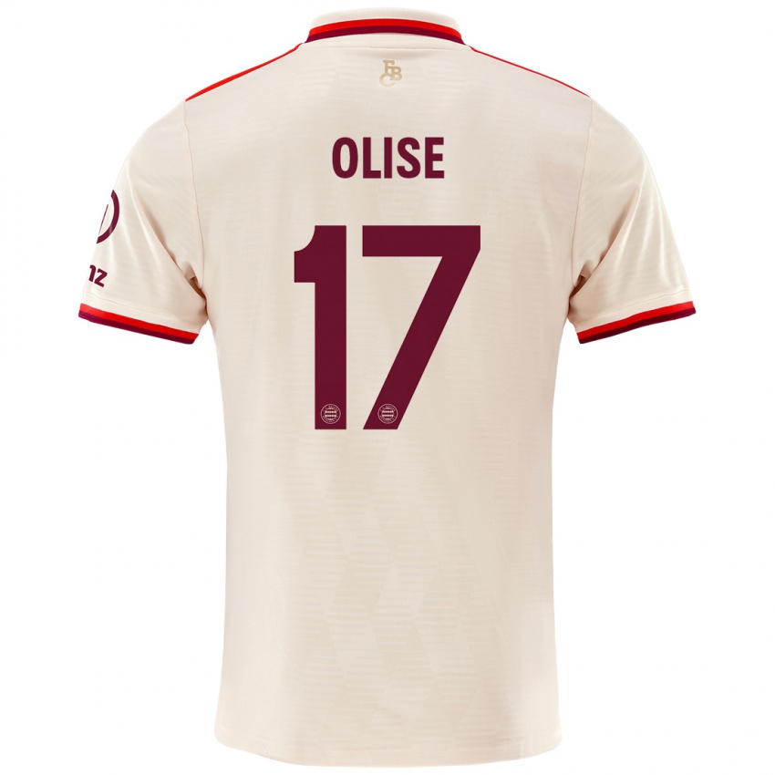 Niño Camiseta Michael Olise #17 Lino Equipación Tercera 2024/25 La Camisa Argentina