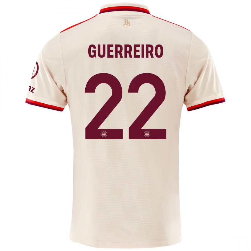 Niño Camiseta Raphaël Guerreiro #22 Lino Equipación Tercera 2024/25 La Camisa Argentina