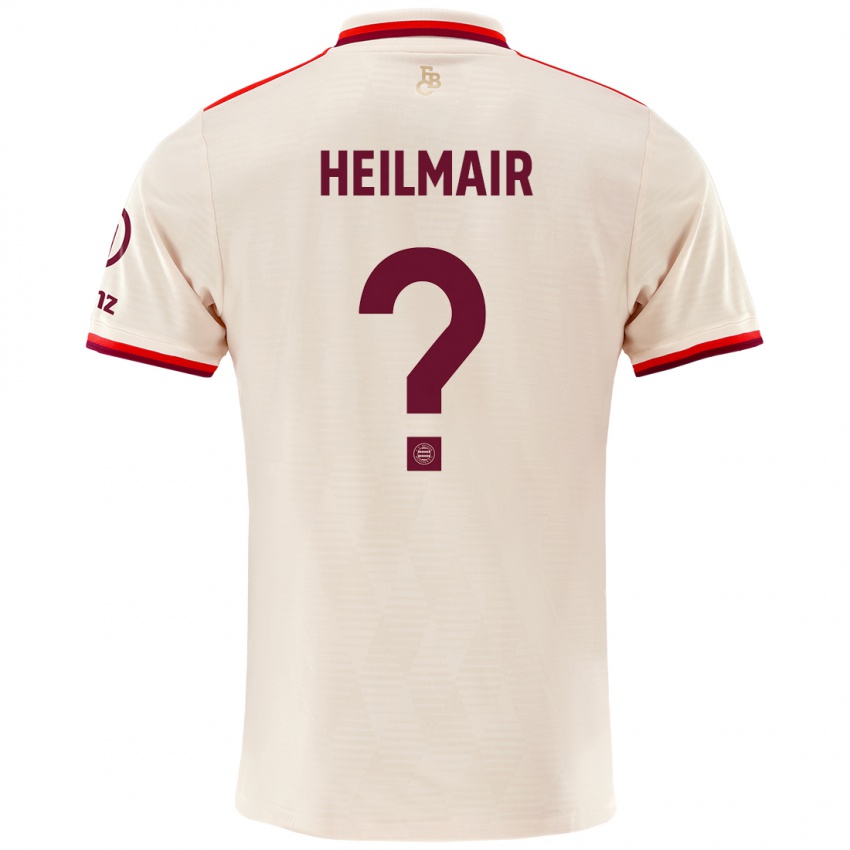 Niño Camiseta Hannes Heilmair #0 Lino Equipación Tercera 2024/25 La Camisa Argentina