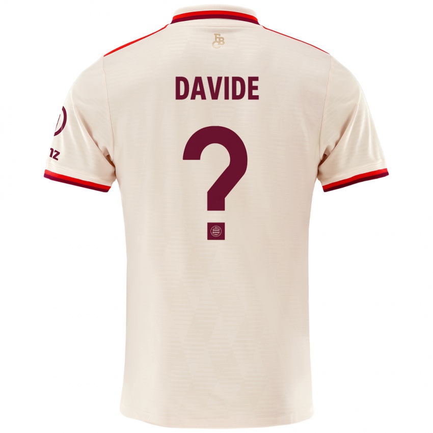 Niño Camiseta Davide Dell'erba #0 Lino Equipación Tercera 2024/25 La Camisa Argentina