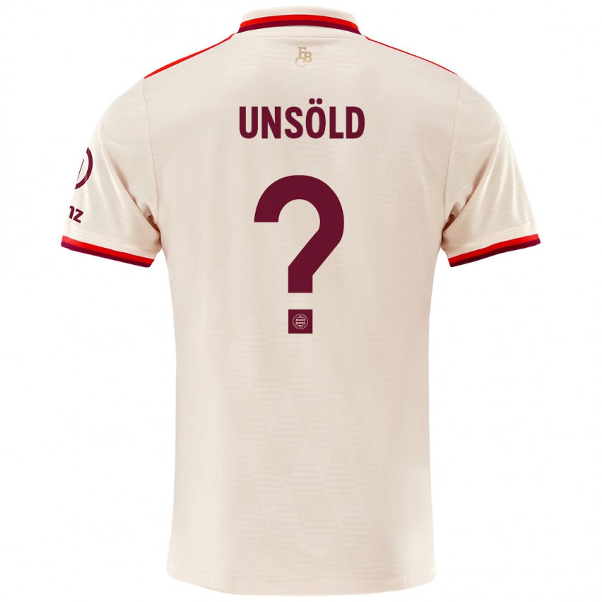 Niño Camiseta Samuel Unsöld #0 Lino Equipación Tercera 2024/25 La Camisa Argentina