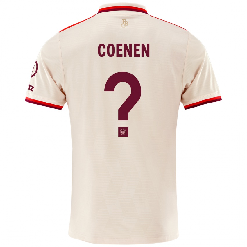 Niño Camiseta Alexander Coenen #0 Lino Equipación Tercera 2024/25 La Camisa Argentina