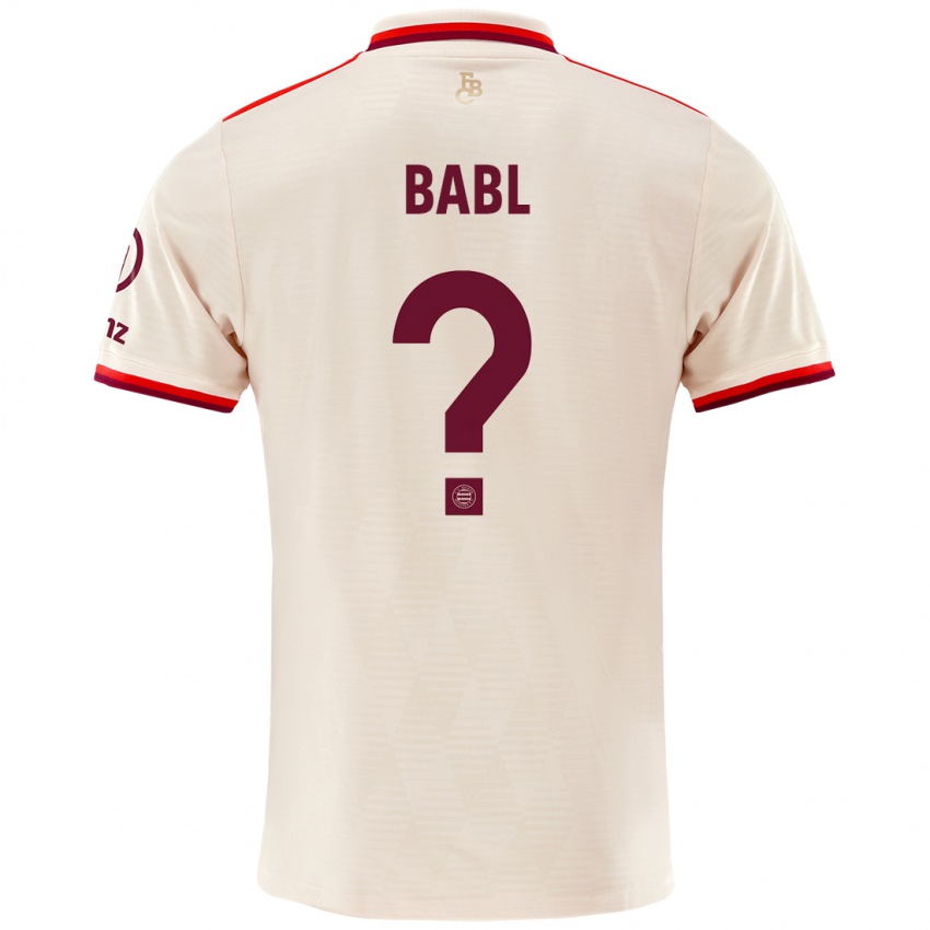 Niño Camiseta Luca Babl #0 Lino Equipación Tercera 2024/25 La Camisa Argentina