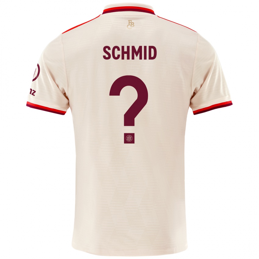 Niño Camiseta Leopold Schmid #0 Lino Equipación Tercera 2024/25 La Camisa Argentina