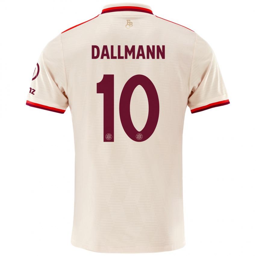 Niño Camiseta Linda Dallmann #10 Lino Equipación Tercera 2024/25 La Camisa Argentina