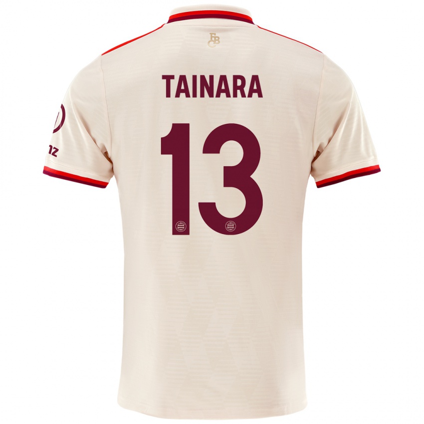 Niño Camiseta Tainara #13 Lino Equipación Tercera 2024/25 La Camisa Argentina