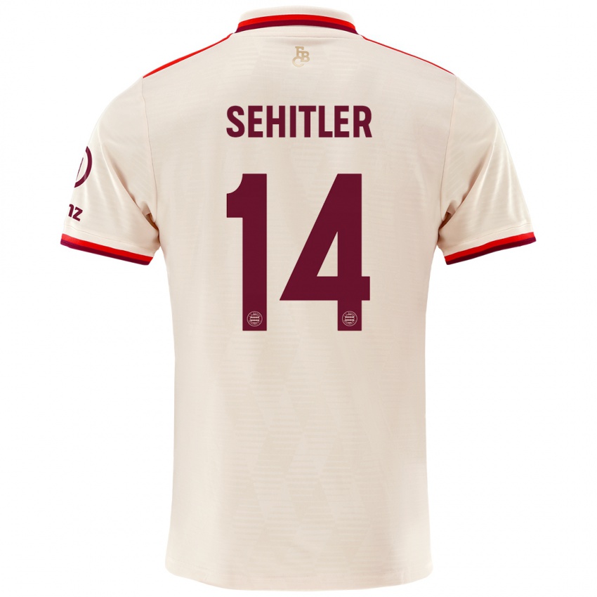 Niño Camiseta Alara Şehitler #14 Lino Equipación Tercera 2024/25 La Camisa Argentina