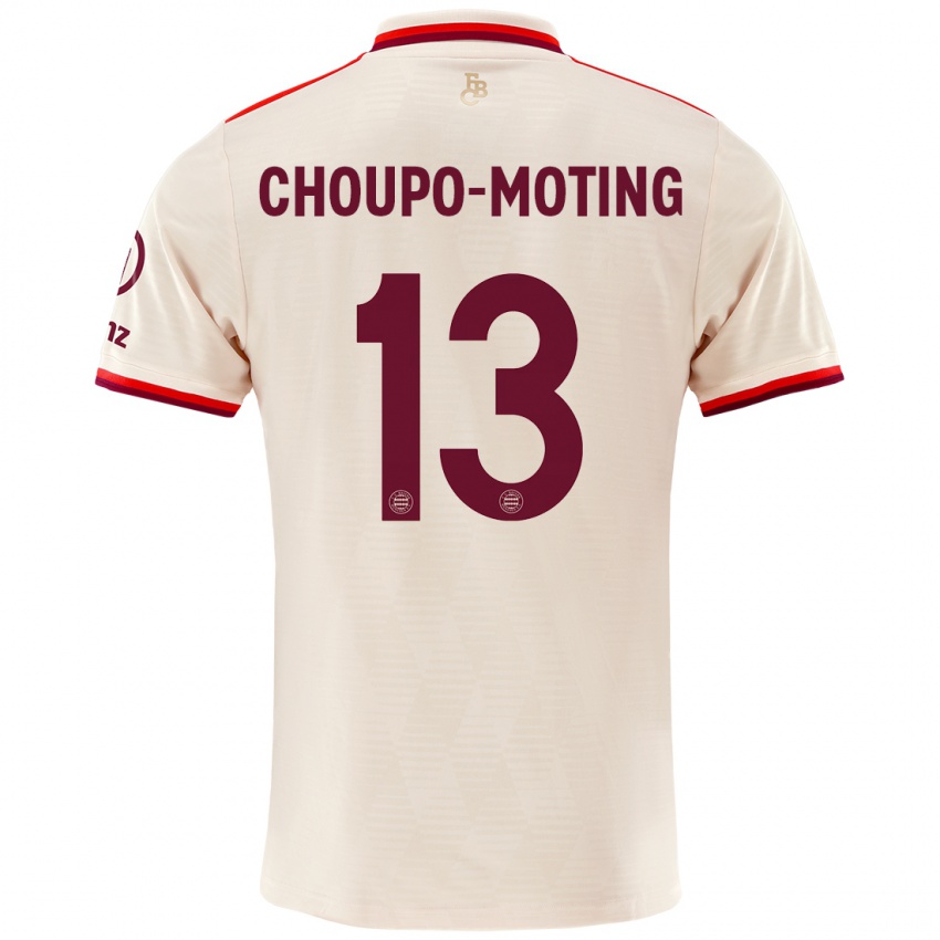 Niño Camiseta Eric Maxim Choupo-Moting #13 Lino Equipación Tercera 2024/25 La Camisa Argentina