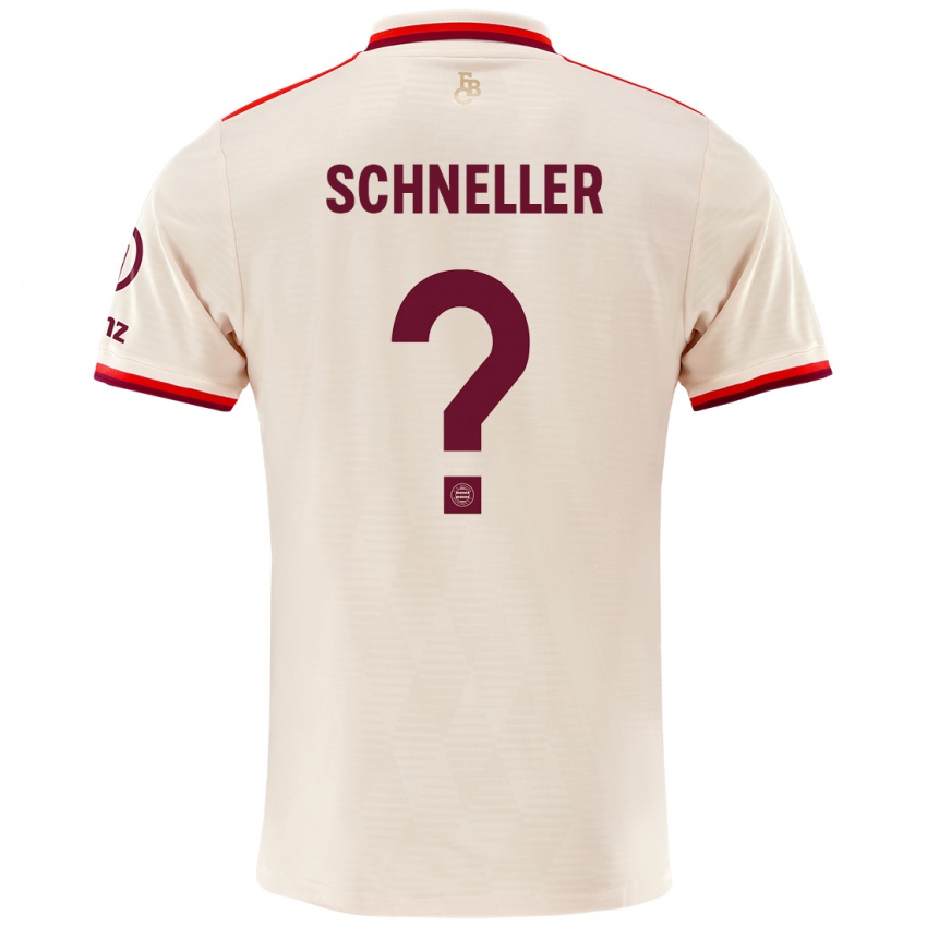 Niño Camiseta Lukas Schneller #0 Lino Equipación Tercera 2024/25 La Camisa Argentina