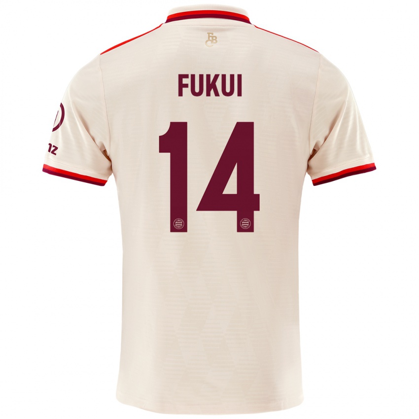 Niño Camiseta Taichi Fukui #14 Lino Equipación Tercera 2024/25 La Camisa Argentina