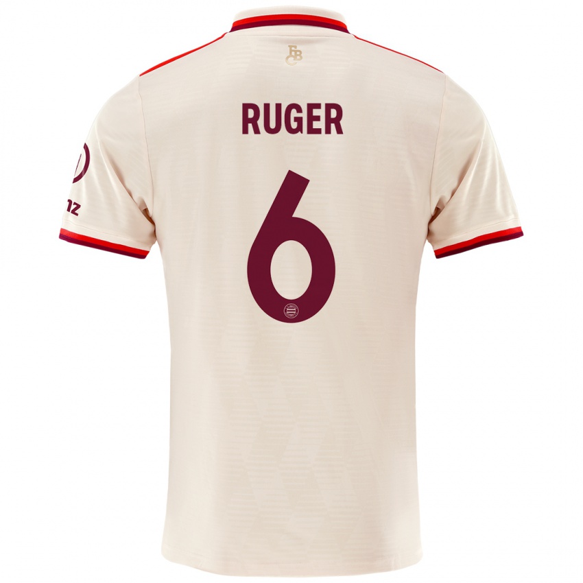 Niño Camiseta Kurt Ruger #6 Lino Equipación Tercera 2024/25 La Camisa Argentina