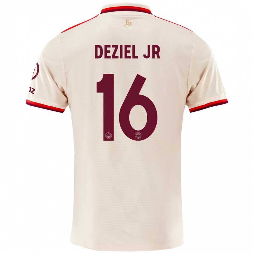 Niño Camiseta Robert Deziel Jr #16 Lino Equipación Tercera 2024/25 La Camisa Argentina